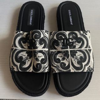 Sandalias Dolce&Gabbana estilo alpargata T45