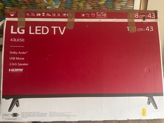 TV LG LED 43 108cm Dolby Audio + Caja y Mando