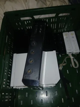 Consola Wii Nintendo Blanca y Negra