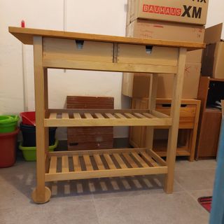 Carrito mesa auxiliar cocina Ikea FÖRHÖJA Forhoja