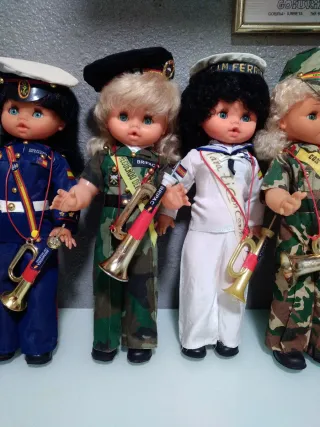 Muñecas militares (5 unidades)para jose