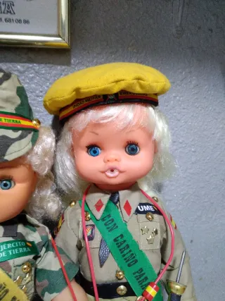 Muñecas militares (5 unidades)para jose