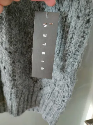 Vestido de punto Sisley cuello alto