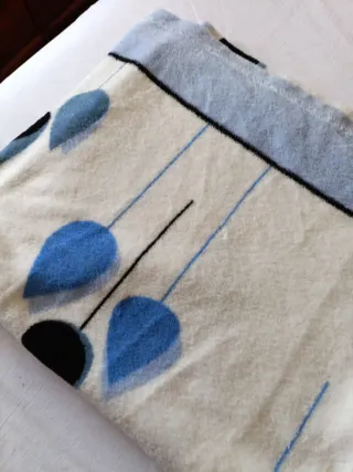 Sábana polar cuna diseño floral