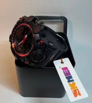 Reloj Negro y Rojo