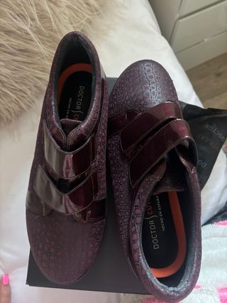 Zapatillas Doctor Cutillas Mujer marron- granate