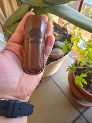 Funda de cuero de caballo para Victorinox