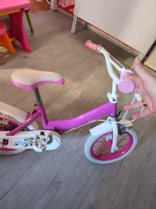 Bici infantil rosa de 16 pulgadas