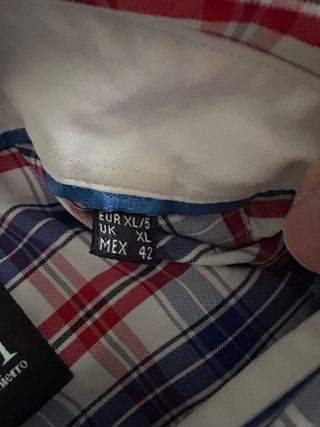 Camisa cuadros Pedro del Hierro Talla XL