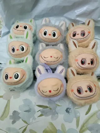 Labubu peluches llaveros varios colores