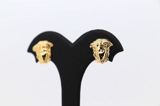 PENDIENTES MEDUSA GRANDES. Oro 18k.