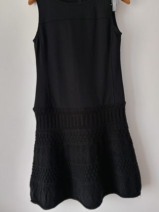 Vestido negro sin mangas - pichi invierno.