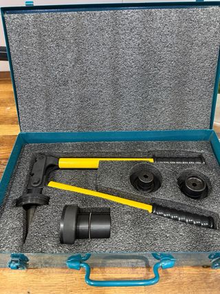 Expansor de tubos con accesorios