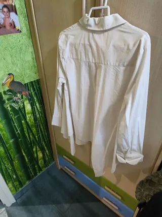 Camisa Zara Blanca Talla M