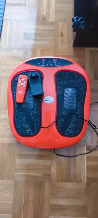 Masajeador de pies eléctrico naranja