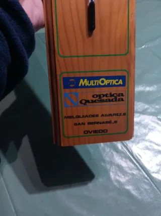 Termómetro de madera vintage Multioptica