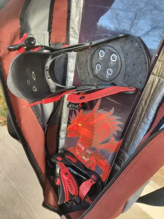 Snowboard Nidecker + Fijaciones DC + Funda