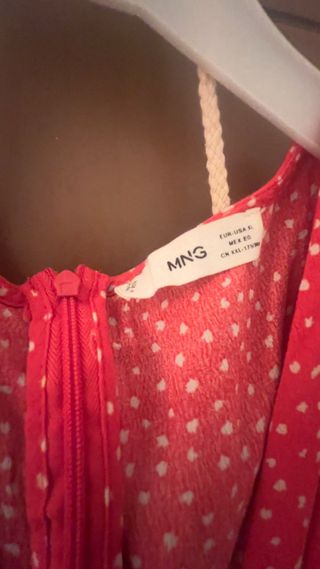 Mono Mango Pierna Ancha Rojo Talla XL