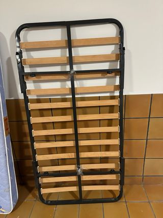 2 Colchones 90cm + Somier Láminas