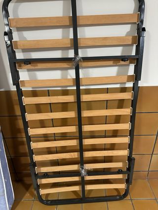 2 Colchones 90cm + Somier Láminas