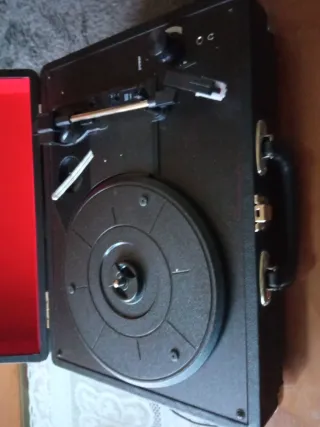 Tocadiscos Negro Nostalgy .electronic star pc turn