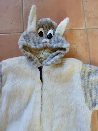 Costume carnevale coniglio morbido