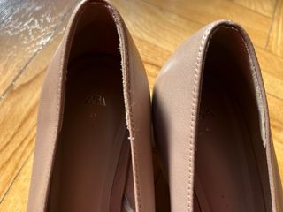 Zapatos Zara Talla 41 Gris Topo