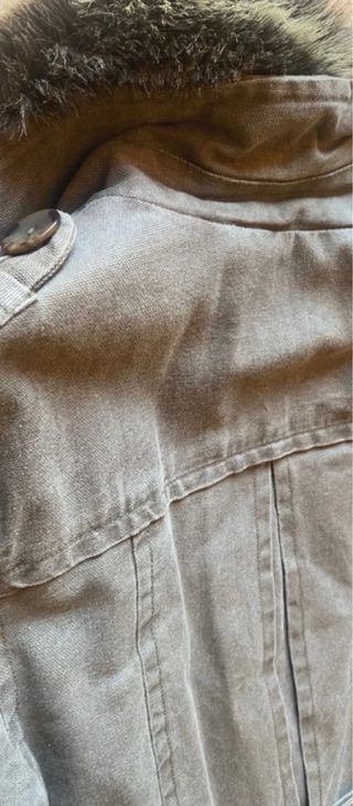 Cappotto lungo con cintura e pelliccia