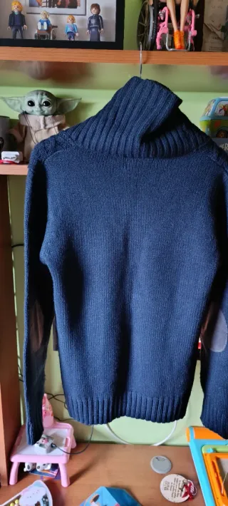 Jersey azul hombre talla M