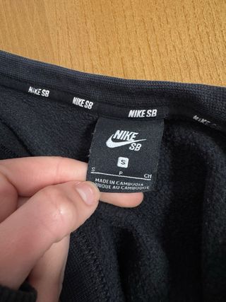 Sudadera Nike SB Negra Talla S Unisex