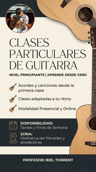 Clases particulares de guitarra