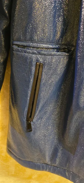 Anorak Andamio Azul Brillo Talla 42