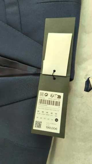 Traje azul Massimo Dutti nuevo