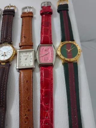 Lote de 8 Relojes Variados 10 cada uno.