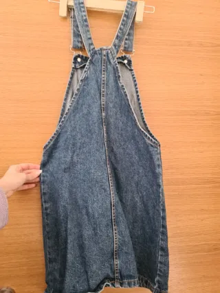 Pichi/mono falda vaquera con bolsillo