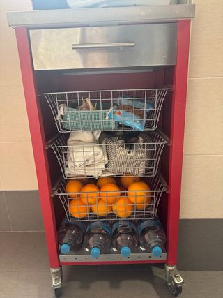 Mueble cocina con ruedas