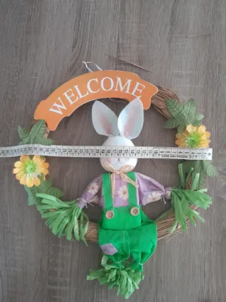 Ghirlanda Pasquale coniglio benvenuto