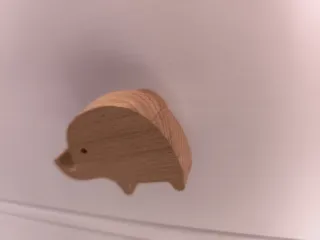 Set 6 Pomos Madera Maciza y tornillos