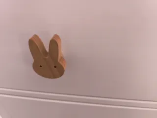 Set 6 Pomos Madera Maciza y tornillos