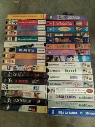89 Películas VHS Originales Variadas