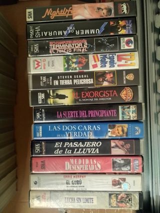 89 Películas VHS Originales Variadas