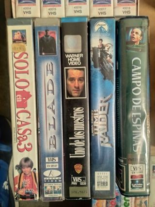 89 Películas VHS Originales Variadas