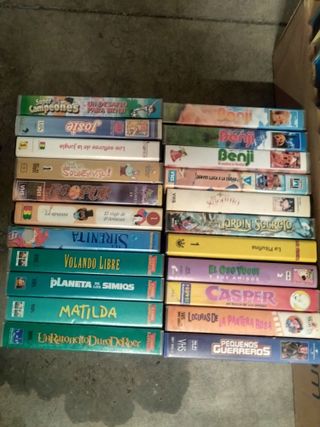 89 Películas VHS Originales Variadas