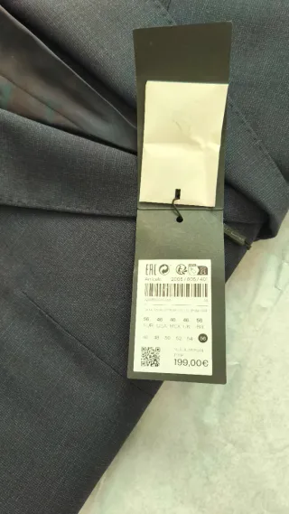Traje Massimo Dutti Azul marino