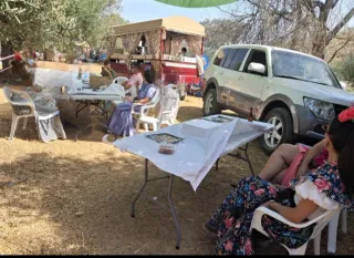 JARDIINERA CARRIOLA REMOLQUE ROMERIA ROCÍO MANOLIT