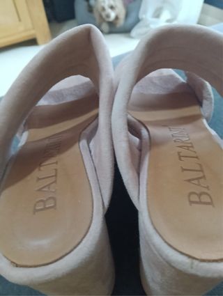 Zapatos de cuña Baltarini rosas