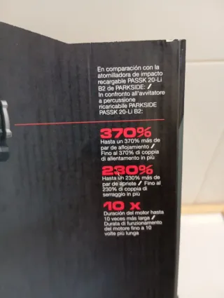 Parkside Llave de Impacto 20V profesional