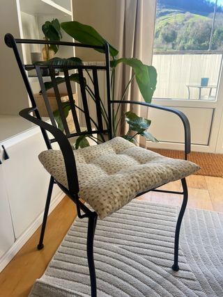 2 Sillas de hierro jardín/terraza.