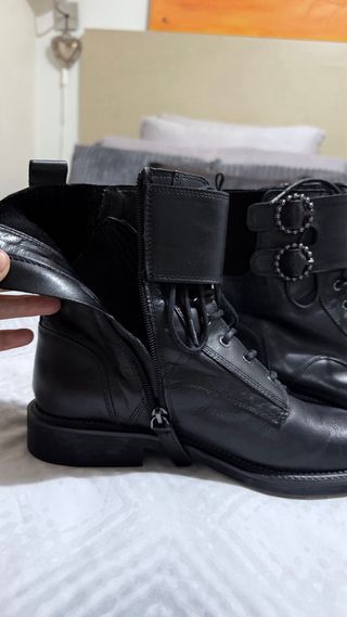 Botas Zara Piel Talla 38
