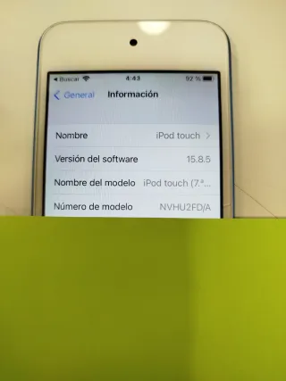 iPod Touch 7ª Gen Azul/Blanco